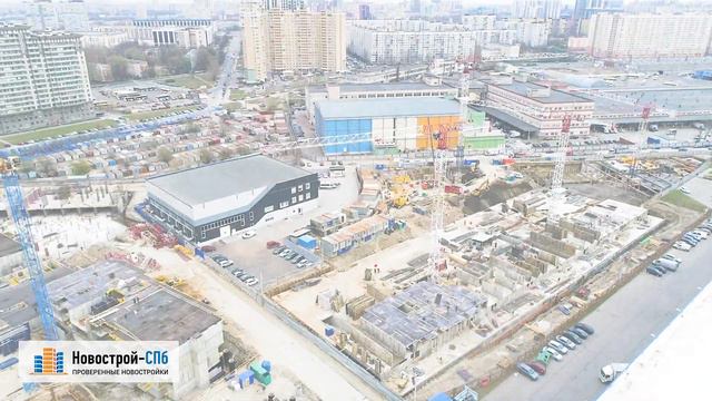 Обзор с воздуха ЖК «Полис на Московской» (аэросъемка: апрель 2019 г.) смотреть онлайн