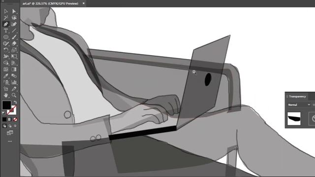 Character Illustration from Sketch to finish | Adobe Illustrator tutorials (work from home) Graphix смотреть онлайн