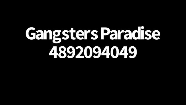 Roblox Gangsters Paradise Remix ID смотреть онлайн