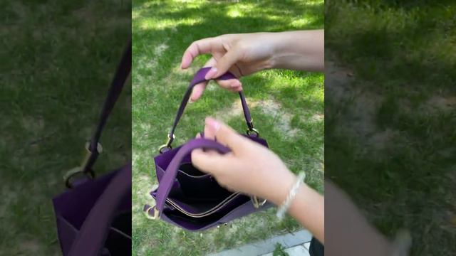 Сумка Salvatore Ferragamo фиолетовая (@poema_brandroom) смотреть онлайн
