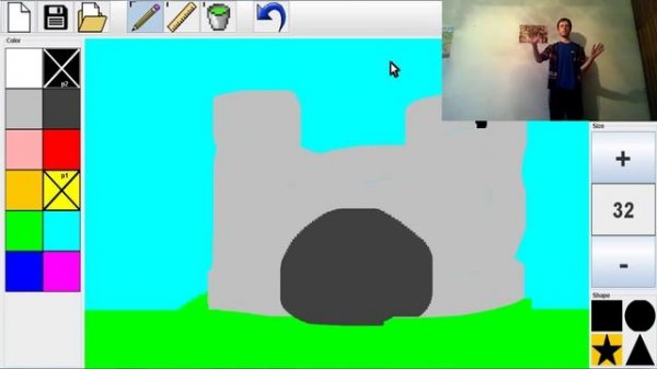 Paint for Kinect (java + J4K + kinect sdk)