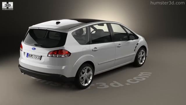 Ford S-Max 2006 3D model by Humster3D.com смотреть онлайн