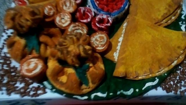 Декоративные блины на масленицу-crafts for school of salt dough-pancakes)) смотреть онлайн