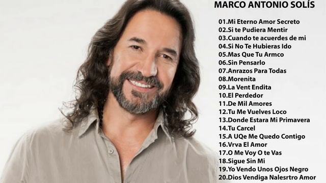 Marco Antonio Solis baladas romanticas exitos - 30 Exitos Mix смотреть онлайн