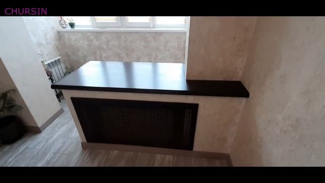 Установка подоконника на выступ