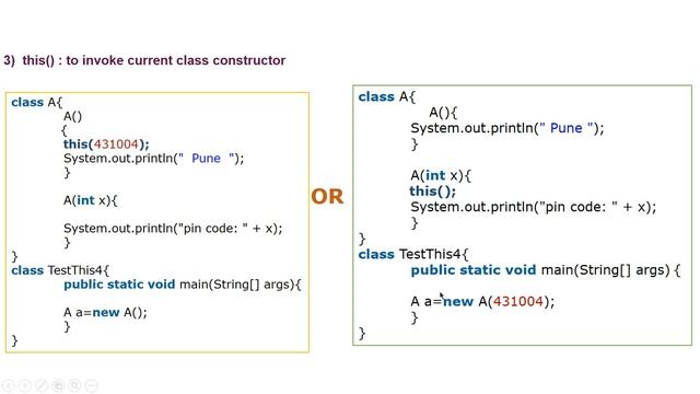 Java Tu-30, this: to invoke current class method, this() : to invoke current class constructor смотреть онлайн