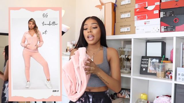 FASHIONNOVA LOUNGEWEAR TRY-ON HAUL | QUARANTINE QT ! | DARCIA DORILAS смотреть онлайн