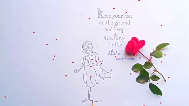 Sketch of a little girl with colorful stars || pencil secrets drawing смотреть онлайн