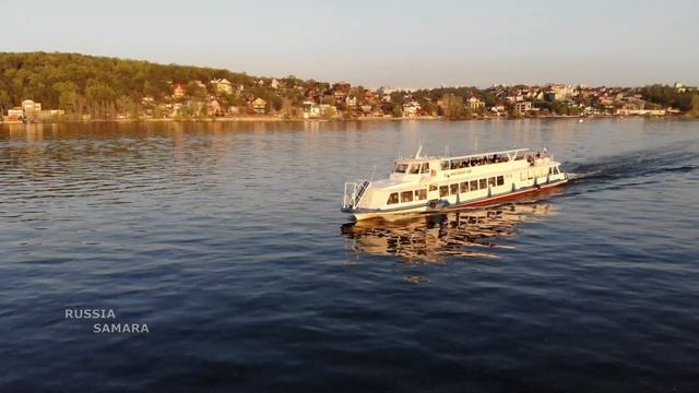 Река Волга / поляна Барбошина / Самара / Volga river / Russia смотреть онлайн