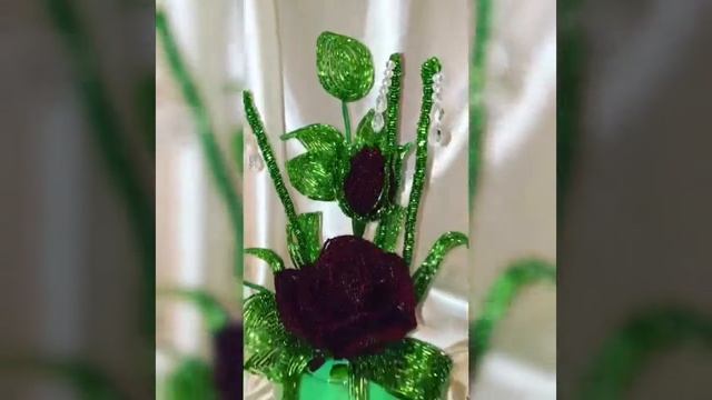 Роза из бисера смотреть онлайн