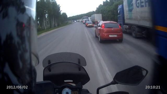 Жесткие пробки на М7 в Чувашии :) смотреть онлайн