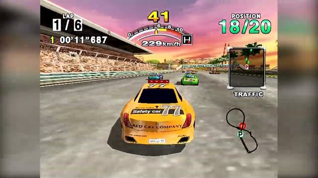 Let's Play Daytona USA 2001 On Dreamcast - Rolling Start! Part 1!