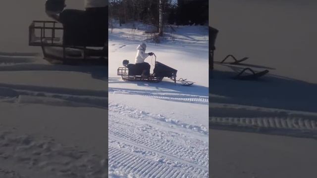 самодельный снегоход 4