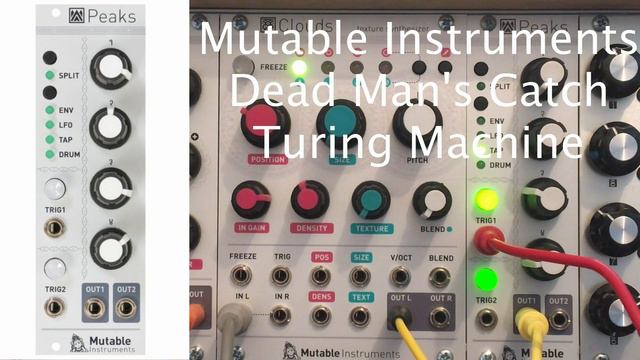 Mutable Instruments Peaks w/Dead Man's Catch alt firmware смотреть онлайн