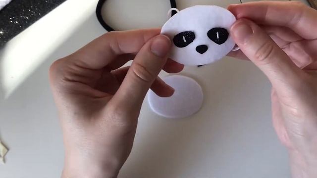 Как сделать панду из фетра своими руками. Panda out of felt. Handmade смотреть онлайн