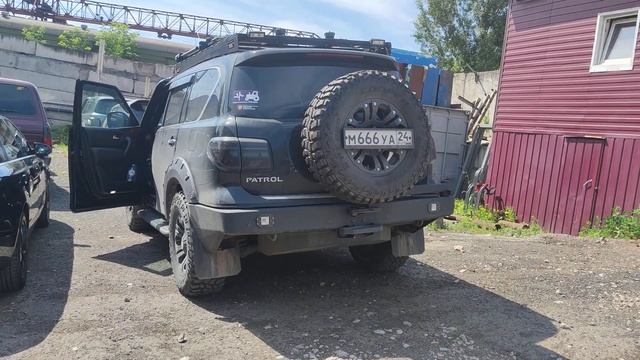 Выхлоп exhaust sound Nissan Patrol Y62 Тюнинг смотреть онлайн