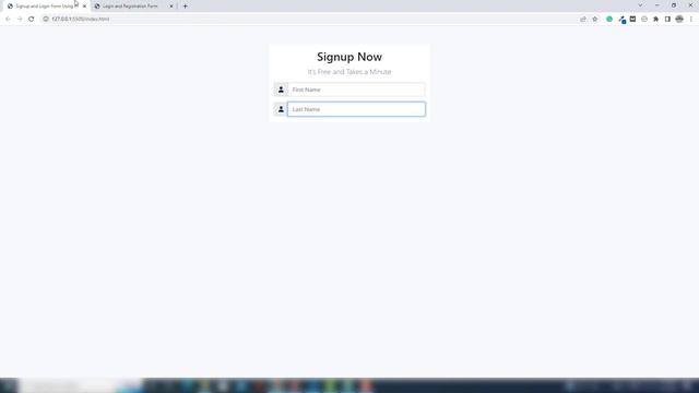How to Create Registration Form in Bootstrap 5 смотреть онлайн