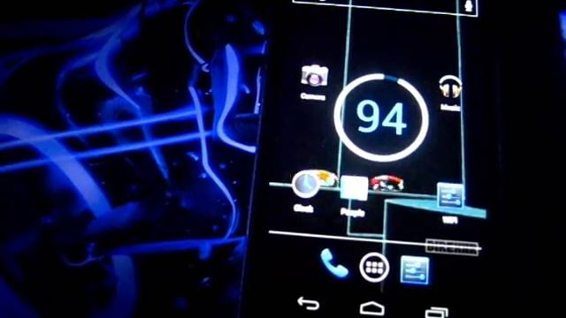 Tron Animated GIF Galaxy Nexus Live Wallpaper (Android Ice Cream Sandwich) смотреть онлайн