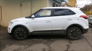 Устанавливаем на Крету диски на 15. Проверяем как едет Крета с дисками на 15.