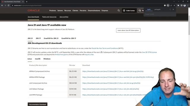COMO INSTALAR O JAVA 21 - JDK 21 - JAVA DEVELOPMENT KIT 21 смотреть онлайн