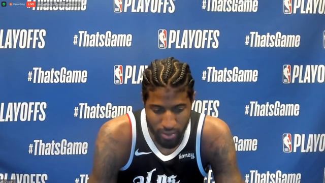 Paul George Postgame; Clippers beat the Jazz in Game 6 смотреть онлайн