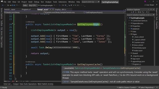 Intro to In-Memory Caching in C# смотреть онлайн