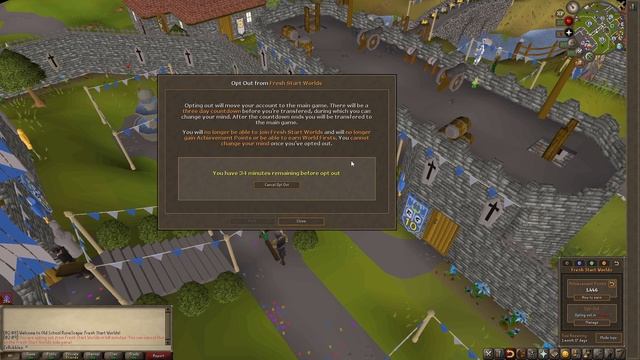 How to opt out of fresh start worlds (OSRS) смотреть онлайн