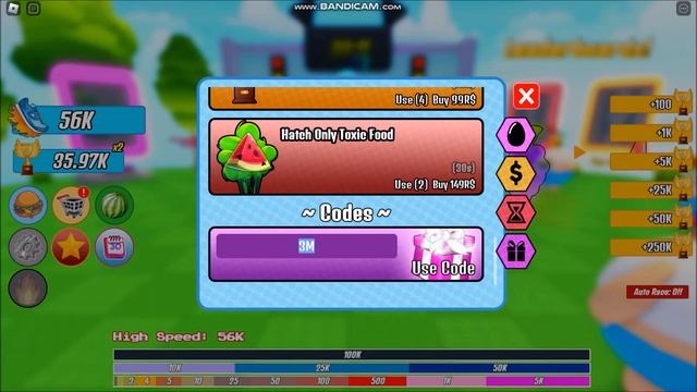 NEW UPDATE CODES *x2 Wins Event* [UPD + x2 ] ALL CODES! Fat Race Clicker! ROBLOX | November 18, 202 смотреть онлайн