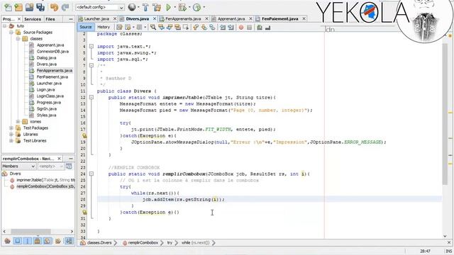 Java - remplir ComboBox смотреть онлайн