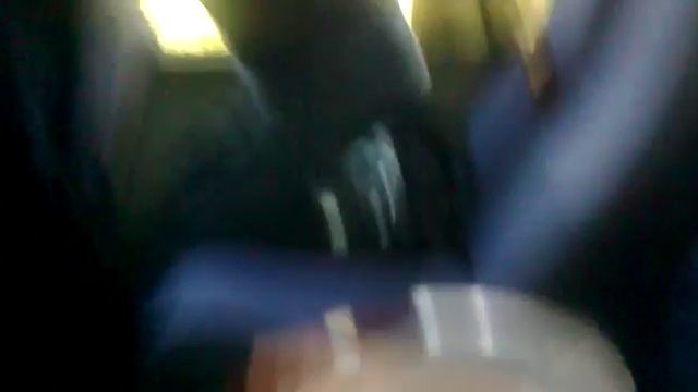 В автобусе.