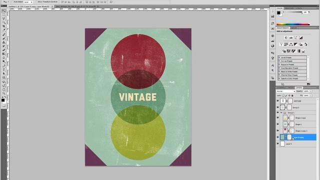 Using Vintage Textures in Photoshop смотреть онлайн