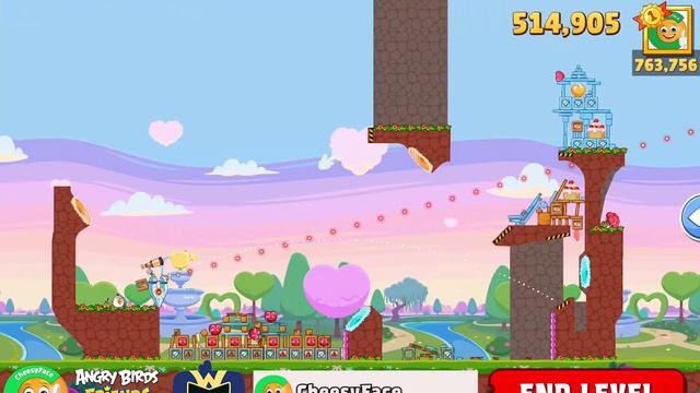 Angry Birds Friends CuPig's Arrow Tournament 1200 Level 9 Power UP смотреть онлайн
