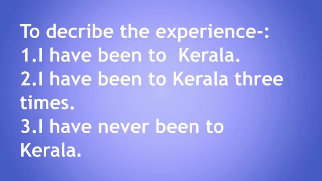 PRESENT PERFECT TENSE#TravelTreats#Kavitha Mohan смотреть онлайн