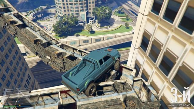 ГОНКИ GTA 5 ONLINE НА ОГРОМНЫХ ВНЕДОРОЖНИКАХ ПО КРЫШАМ LOS SANTOS! смотреть онлайн