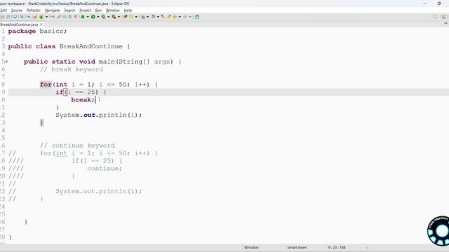 Difference between break & continue keywords in java | Ch-1 P-10.1 | Complete Java Course in Hindi смотреть онлайн