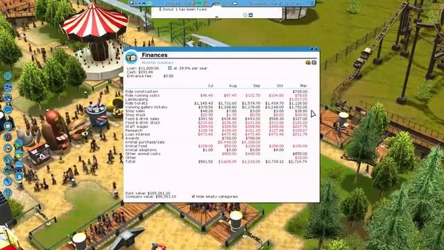 Rollercoaster Tycoon 3 Career - Wild! - Part 22 смотреть онлайн