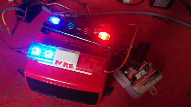 RC SCALE 1:14,1:20 FIRE TRUCK LIGHTING AND SOUND.. CHEAPEST SET. смотреть онлайн