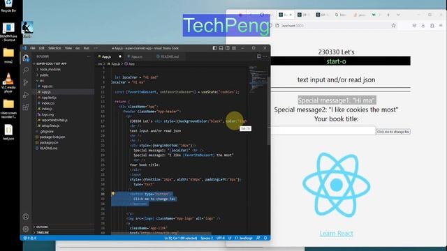 17 Local Var Vs React State Var смотреть онлайн