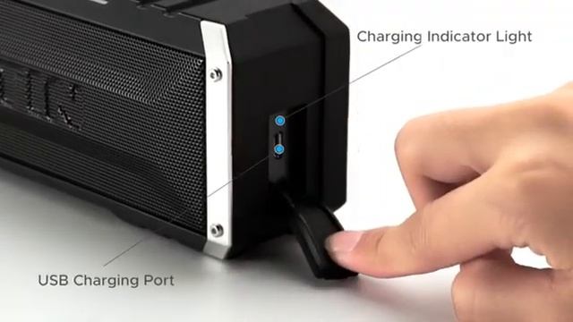 Vtin 20W Bluetooth Speakers, V5.0 Portable Bluetooth Speaker with TWS, 30H Long Playtime Loud Stere смотреть онлайн