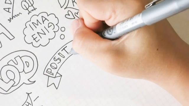 How to turn WORDS into Doodles! | Doodle Words смотреть онлайн