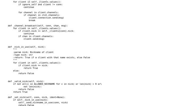 Code Review: IRC server implementation in Python смотреть онлайн