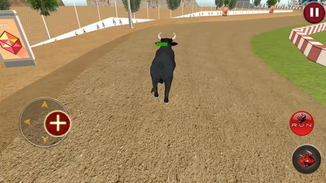 Angry Bull Racing Attack Games - Gameplay Android - Fun Run Game смотреть онлайн