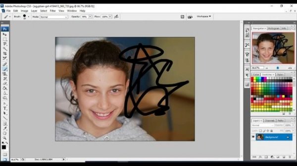 How to use History Brush Tool | Art History Tool | History Button in Adobe Photoshop | Tutorial -07
