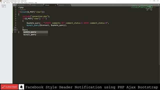 Facebook Notification style using PHP Ajax Bootstrap смотреть онлайн