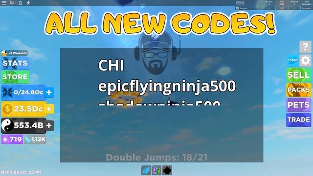 UPDATED WORKING GAME CODES NINJA LEGENDS! | MIDNIGHT SHADOW ISLAND | ROBLOX смотреть онлайн