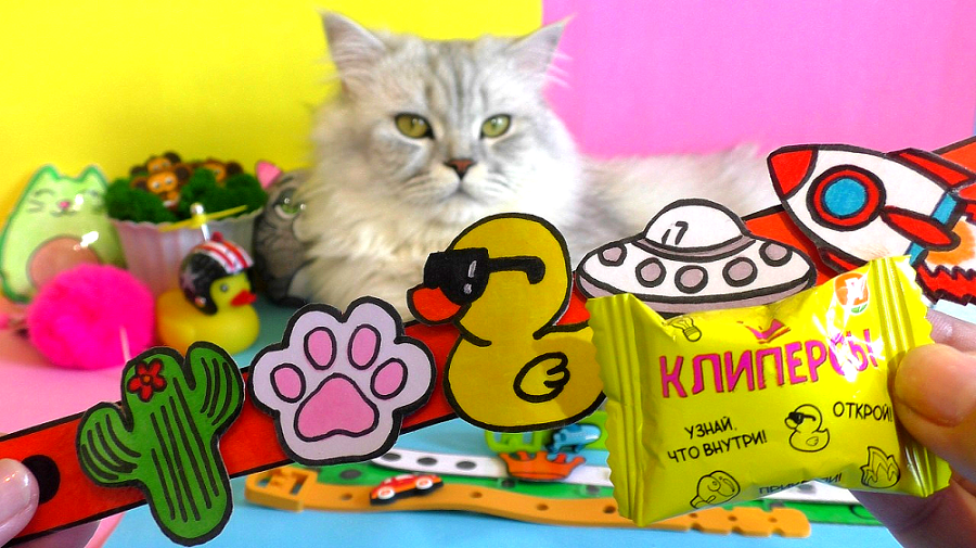 Клиперсы из дикси и бумажные клиперсы с браслетами своими руками Распаковка с котом