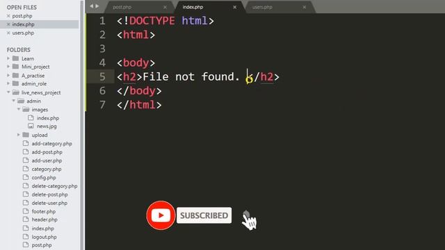 050. Live News Project ➤12 Prevent Direct Access To Sub Folders ⚡ PHP Bangla Tutorial ⚡ Nirob Hasan смотреть онлайн