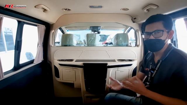 HYUNDAI STARIA รีวิวกั้นห้องกระจกปรับด้วยระบบไฟฟ้า