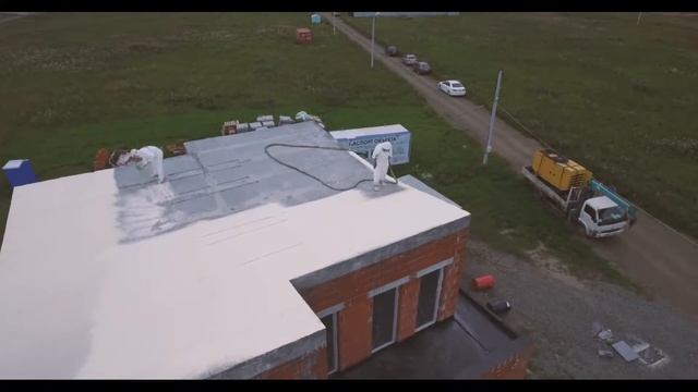 Уралполимергрупп. Кровля коттеджа с ППУ и полимочевиной за 2 часа смотреть онлайн