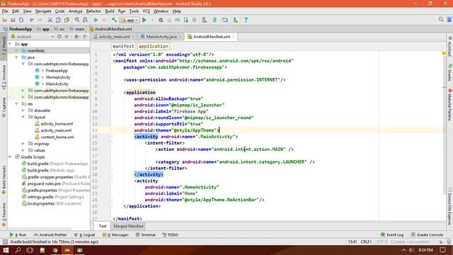 Android Studio Firebase Backend Tutorial #11 - OAuth: Saving Login State & Setting Up Activities смотреть онлайн